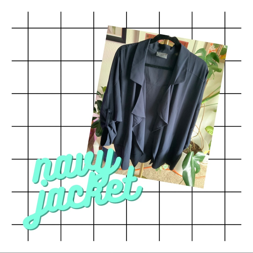 Lightweight Navy Jacket - Picture 1 of 3